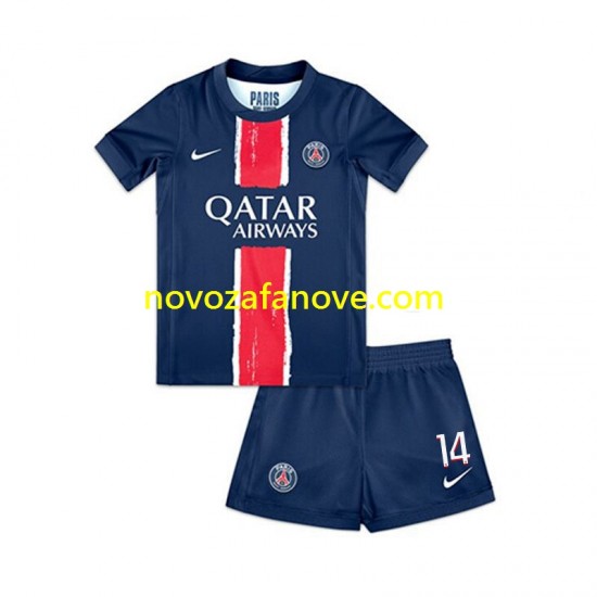 Nogometni Dres Paris Saint-Germain Desire Doue 14 Dječji Domaći 2024-2025 Kratkih Rukava