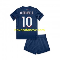 Nogometni Dres Paris Saint-Germain Ousmane Dembele 10 Dječji Domaći 2024-2025 Kratkih Rukava
