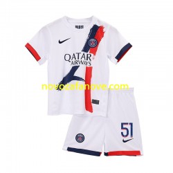 Nogometni Dres Paris Saint-Germain Willian Pacho 51 Dječji Gostujući 2024-2025 Kratkih Rukava