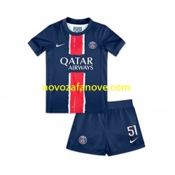 Nogometni Dres Paris Saint-Germain Willian Pacho 51 Dječji Domaći 2024-2025 Kratkih Rukava