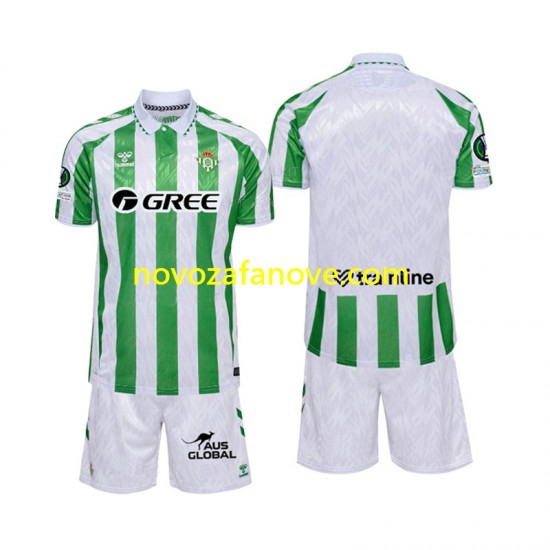 Nogometni Dres Real Betis Dječji Domaći 2024-2025 Kratkih Rukava