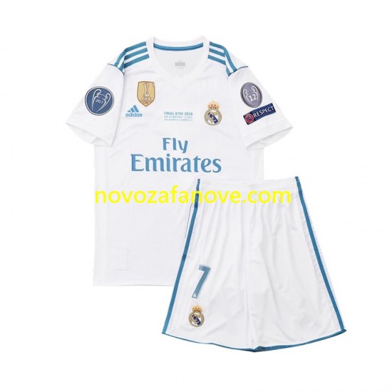 Nogometni Dres Real Madrid Cristiano Ronaldo 7 2017 Retro Dječji Domaći Kratkih Rukava