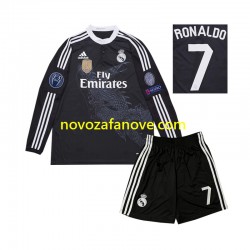 Nogometni Dres Real Madrid Cristiano Ronaldo 7 2014 Retro Dječji Treći Dugim Rukavima