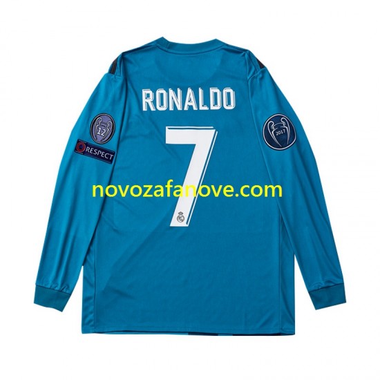 Nogometni Dres Real Madrid Cristiano Ronaldo 7 2017 Retro Dječji Treći Dugim Rukavima