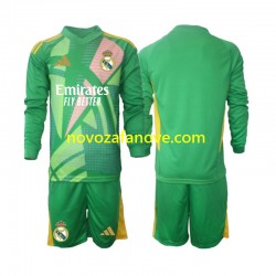 Nogometni Dres Real Madrid Golmanski Dječji Treći 2024-2025 Dugim Rukavima