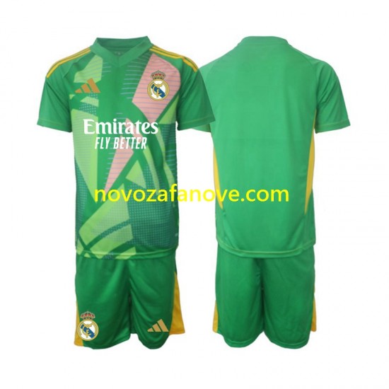 Nogometni Dres Real Madrid Golmanski Dječji Treći 2024-2025 Kratkih Rukava