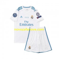 Nogometni Dres Real Madrid 2017 Retro Dječji Domaći Kratkih Rukava