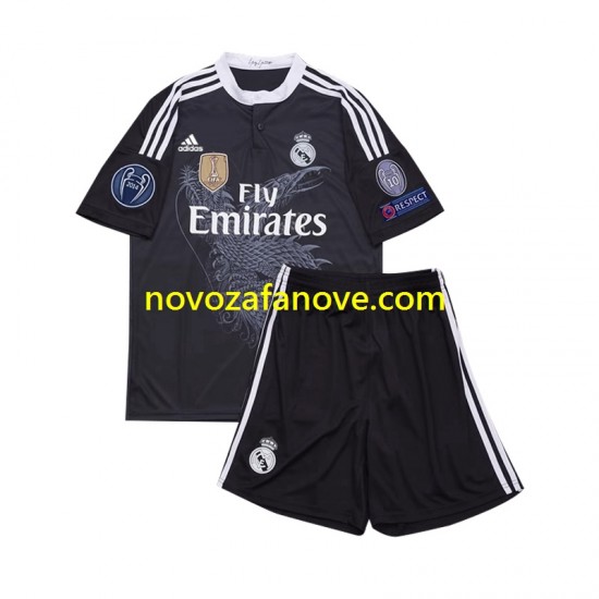 Nogometni Dres Real Madrid 2014 Retro Dječji Treći Kratkih Rukava