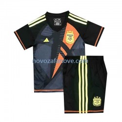 Nogometni Dres Argentina Golmanski Dječji Domaći Euro 2024 Kratkih Rukava