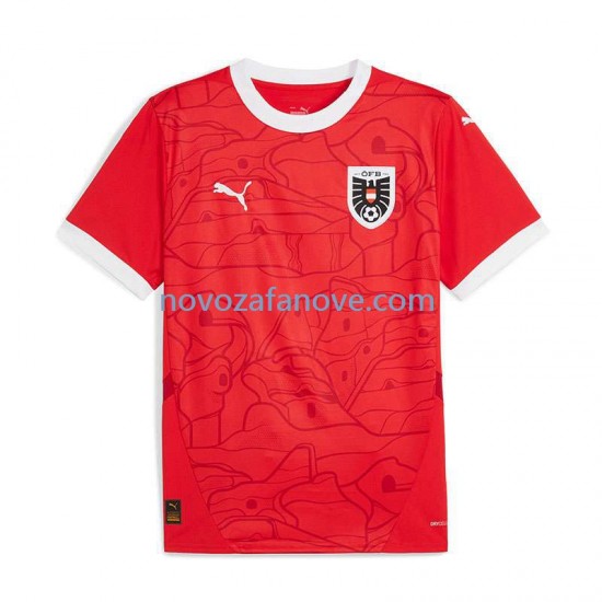 Nogometni Dres Austrija Muški Domaći Euro 2024 Kratkih Rukava