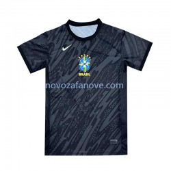 Nogometni Dres Brazil Golmanski Muški Gostujući 2024 Kratkih Rukava