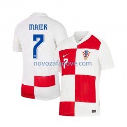Nogometni Dres Hrvatska Lovro Majer 7 Muški Domaći Euro 2024 Kratkih Rukava