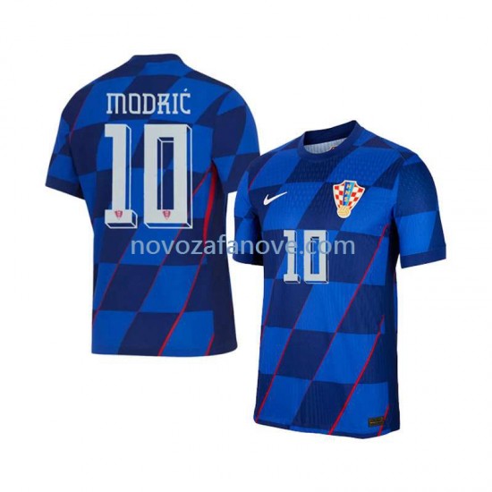 Nogometni Dres Hrvatska Modrić 10 Muški Gostujući Euro 2024 Kratkih Rukava