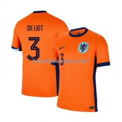 Nogometni Dres Nizozemska Matthijs de Ligt 3 Muški Domaći Euro 2024 Kratkih Rukava