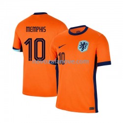 Nogometni Dres Nizozemska Memphis Depay 10 Muški Domaći Euro 2024 Kratkih Rukava