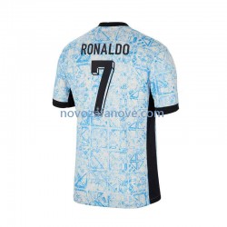 Nogometni Dres Portugal Cristiano Ronaldo 7 Muški Gostujući Euro 2024 Kratkih Rukava