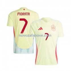 Nogometni Dres Španjolska Alvaro Morata 7 Muški Gostujući Euro 2024 Kratkih Rukava