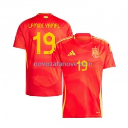 Nogometni Dres Španjolska Lamine Yamal 19 Muški Domaći Euro 2024 Kratkih Rukava
