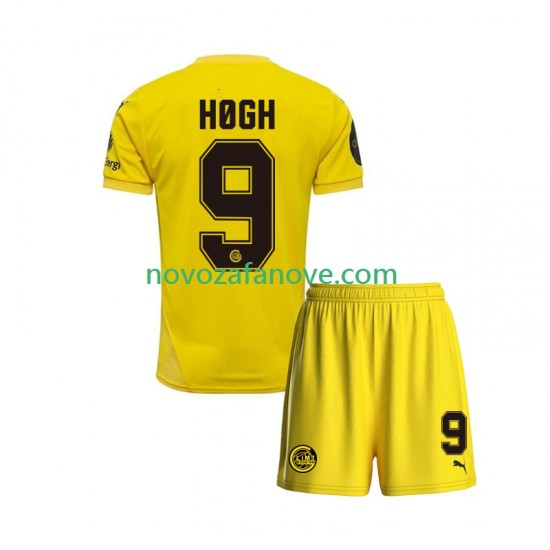 Nogometni Dres FK Bodø/Glimt Kasper Hogh 9 Dječji Domaći 2025 Kratkih Rukava
