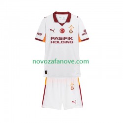 Nogometni Dres Galatasaray Dječji Gostujući 2025-2026 Kratkih Rukava