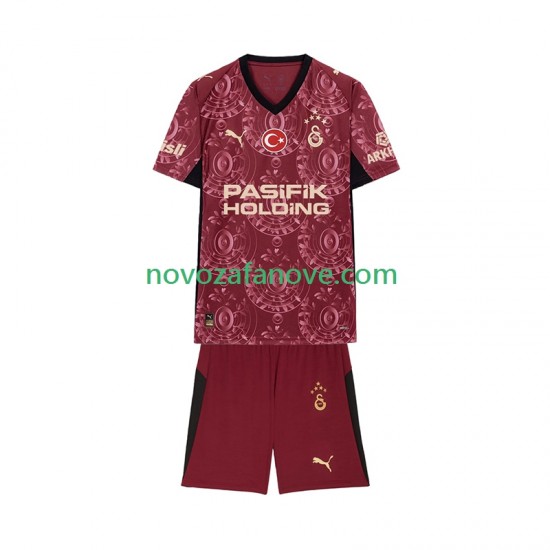 Nogometni Dres Galatasaray Dječji Treći 2025-2026 Kratkih Rukava