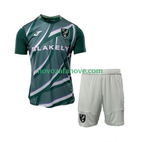 Nogometni Dres Norwich City Dječji Gostujući 2025-2026 Kratkih Rukava