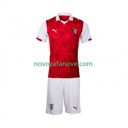 Nogometni Dres SC Braga Dječji Domaći 2025-2026 Kratkih Rukava