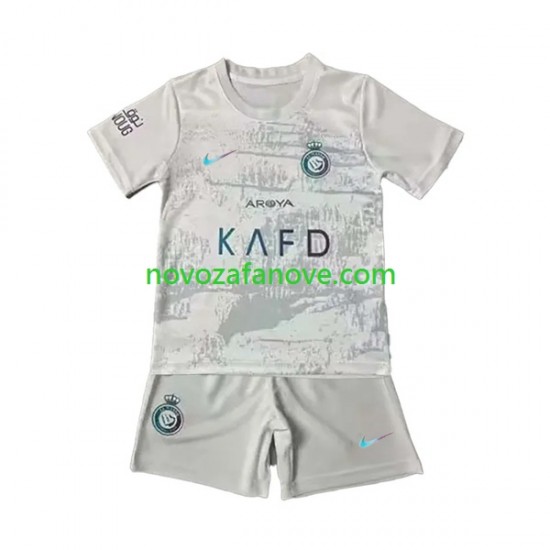 Nogometni Dres Al-Nassr Dječji Treći 2023-2024 Kratkih Rukava