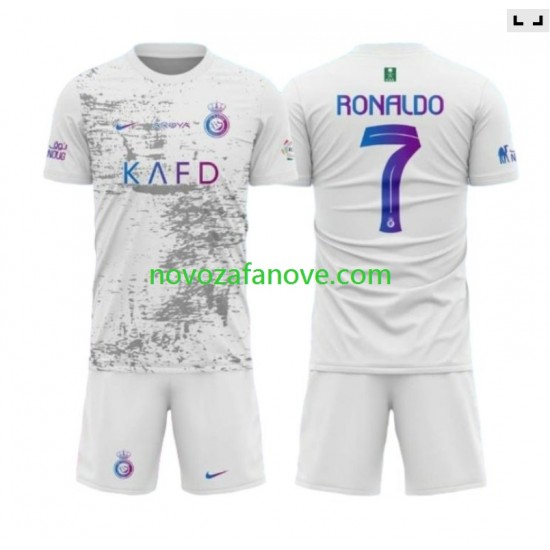 Nogometni Dres Al-Nassr Ronaldo 7 Dječji Treći 2023-2024 Kratkih Rukava