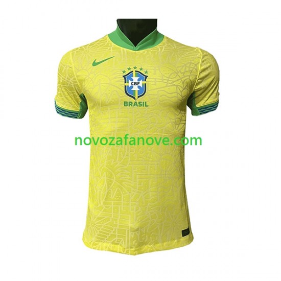 Nogometni Dres Brazil Muški Domaći 2023-2024 Kratkih Rukava