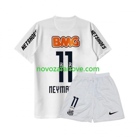 Nogometni Dres Santos FC Neymar JR 11 -2012 Retro Dječji Domaći 2011 Kratkih Rukava