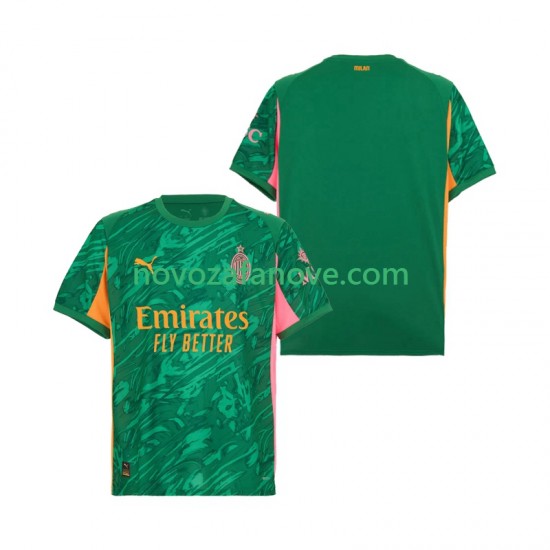 Nogometni Dres AC Milan Golmanski Muški Gostujući 2025-2026 Kratkih Rukava