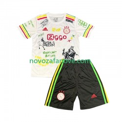 Nogometni Dres AFC Ajax Bob Marley Special Dječji Domaći 2025-2026 Kratkih Rukava
