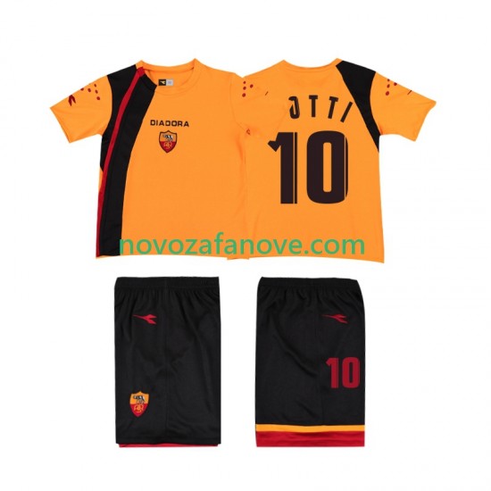 Nogometni Dres Roma TOTTI 10 2005- Retro Dječji Domaći 2006 Kratkih Rukava