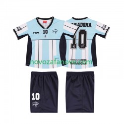 Nogometni Dres Argentina MARADONA 10 2000 Retro Dječji Domaći Kratkih Rukava