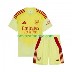 Nogometni Dres Arsenal Golmanski Dječji Domaći 2025-2026 Kratkih Rukava