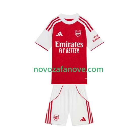 Nogometni Dres Arsenal Dječji Domaći 2025-2026 Kratkih Rukava