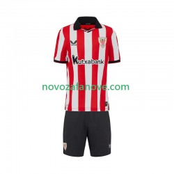 Nogometni Dres Athletic Bilbao Dječji Domaći 2025-2026 Kratkih Rukava
