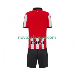 Nogometni Dres Athletic Bilbao Dječji Domaći 2025-2026 Kratkih Rukava