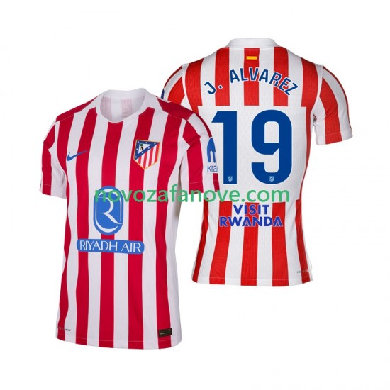 Nogometni Dres Atlético Madrid Julian Alvarez 19 Muški Domaći 2025-2026 Kratkih Rukava