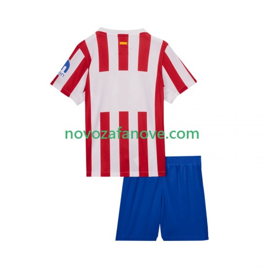 Nogometni Dres Atlético Madrid Dječji Domaći 2025-2026 Kratkih Rukava