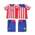 Nogometni Dres Atlético Madrid 2005 Retro Dječji Domaći 2004 Kratkih Rukava