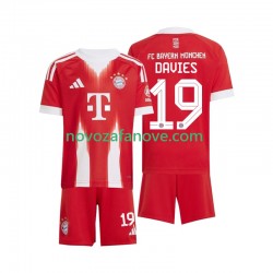 Nogometni Dres FC Bayern München Alphonso Davies 19 Dječji Domaći 2025-2026 Kratkih Rukava