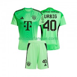 Nogometni Dres FC Bayern München Jonas Urbig 40 Golmanski Dječji Domaći 2025-2026 Kratkih Rukava