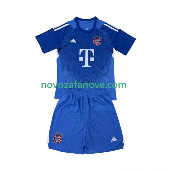 Nogometni Dres FC Bayern München Golmanski Dječji Gostujući 2025-2026 Kratkih Rukava