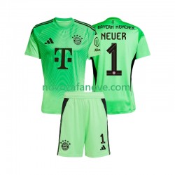 Nogometni Dres FC Bayern München Manuel Neuer 1 Golmanski Dječji Domaći 2025-2026 Kratkih Rukava