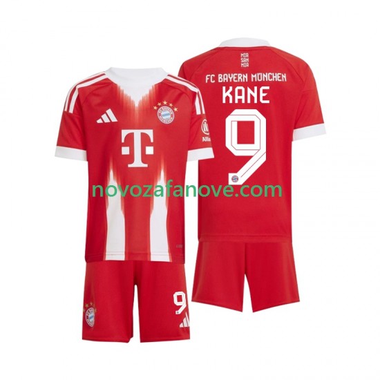 Nogometni Dres FC Bayern München Harry Kane 9 Dječji Domaći 2025-2026 Kratkih Rukava