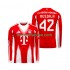 Nogometni Dres FC Bayern München Jamal Musiala 42 Muški Domaći 2025-2026 Dugim Rukavima
