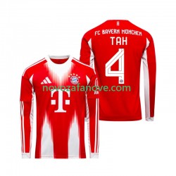 Nogometni Dres FC Bayern München Jonathan Tah 4 Muški Domaći 2025-2026 Dugim Rukavima