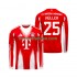 Nogometni Dres FC Bayern München Thomas Muller 25 Muški Domaći 2025-2026 Dugim Rukavima